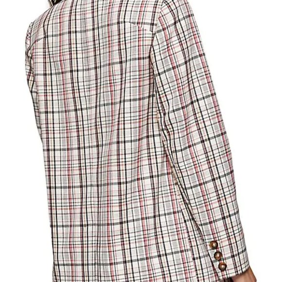 TOPSHOP Check Suit Blazer Size 4 - Picture 3 of 13